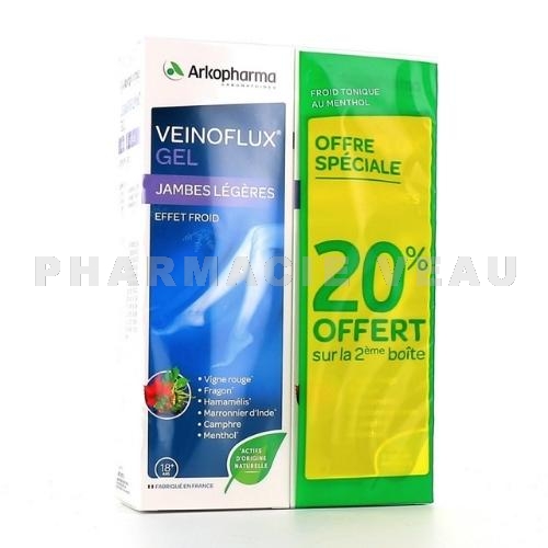 ARKOPHARMA - Veinoflux Gel Jambes Légères Effet Froid - Tube 150ml