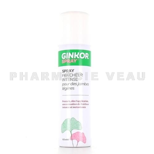 GINKOR Spray Spray Fraîcheur intense pour les jambes 125 ml