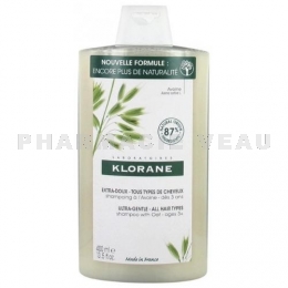 KLORANE Shampoing Extra-Doux à l'Avoine Bio 400 ml
