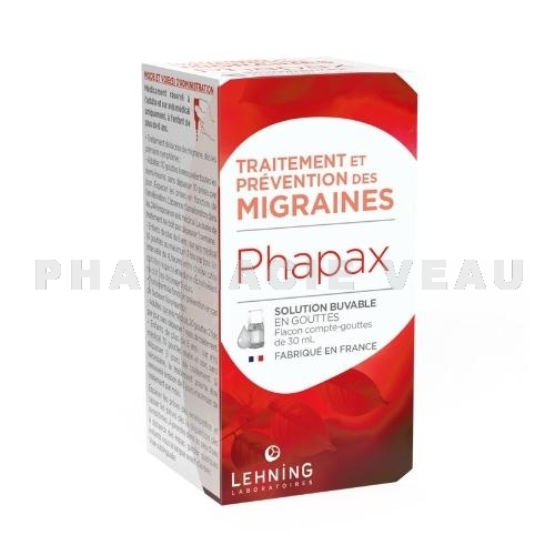 PHAPAX Migraine Gouttes LEHNING (30 ml)