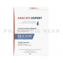 DUCRAY - Anacaps Expert Chute de Cheveux Chronique 90 gélules