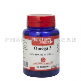 Nat & Form Oméga 3 80 capsules