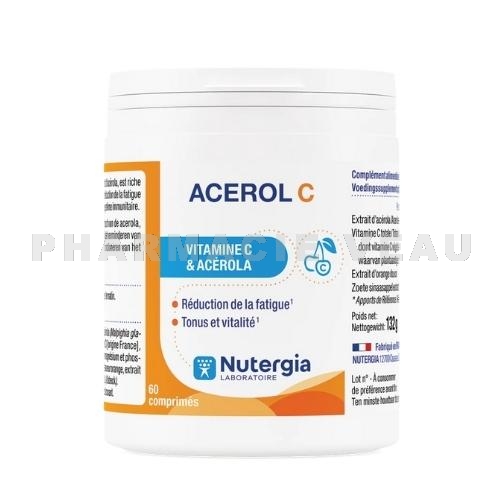 Nutergia Acerol C 60 comprimés