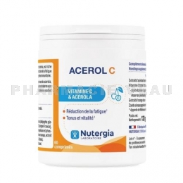 Nutergia Acerol C 60 comprimés