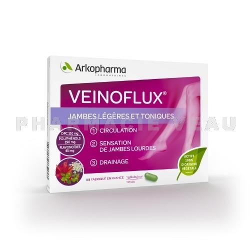 ARKOPHARMA - Veinoflux Jambes Légères - 30/60 Gélules