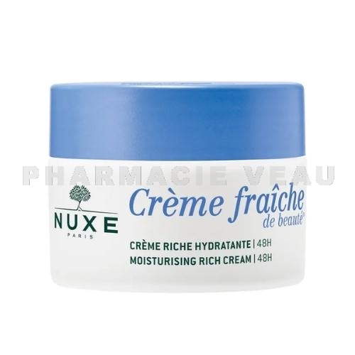 NUXE - Crème Fraîche de Beauté Crème Riche Hydratante 48H 50 ml