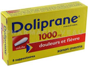 DOLIPRANE (1000 mg) (8 suppositoires)