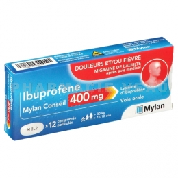 Viatris - Ibuprofène 400 mg 12comprimés