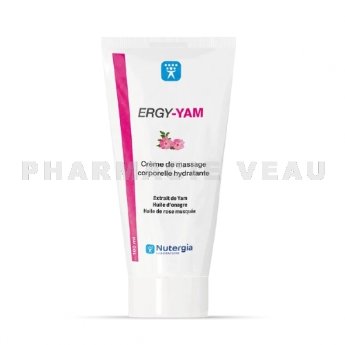Nutergia Ergy-Yam Crème de Massage Corporelle Hydratante 100 ml
