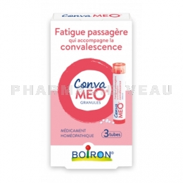 Boiron Conva Meo Fatigue Passagère Convalescence 3 tubes