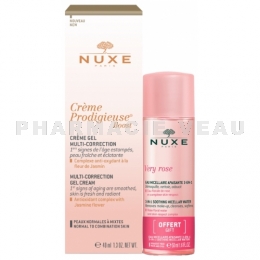 NUXE - Crème Prodigieuse Boost Crème Gel Multi-Correction 40 ml + Eau Micellaire Offerte 50 ml