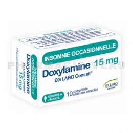 Doxylamine 15 mg Eg Labo 10 comprimés