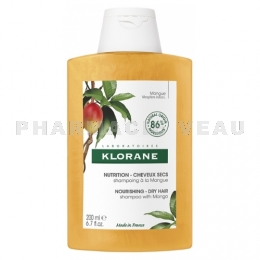 KLORANE - Nutrition Cheveux Secs Shampoing à la Mangue 200 ml