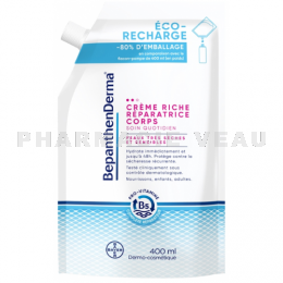 BEPANTHEN - Derma Crème Riche Réparatrice Recharge de 400 ml