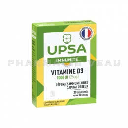 UPSA Immunité Vitamine D3 1000UI 30 comprimés