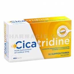 PERRIGO - Cicatridine Acide Hyaluronique - 10 Suppositoires