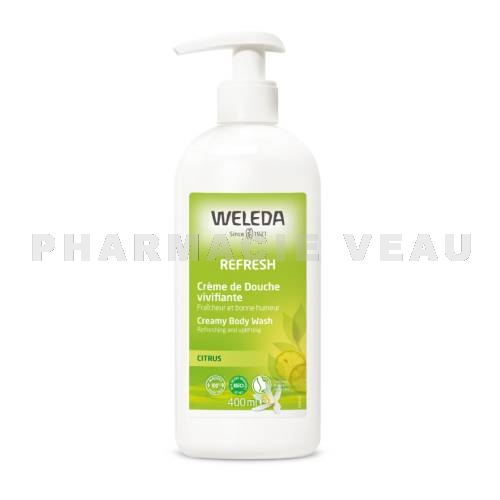 WELEDA - Crème De Douche Refresh - Flacon-pompe 400ml