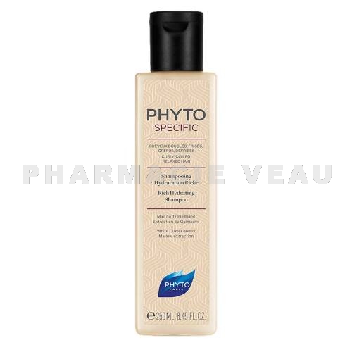 Phyto Paris - Phyto Spécific Shampoing Hydratation Riche Cheveux Bouclés Frisés - Flacon 250ml