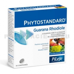 PHYTOSTANDARD - Guarana Rhodiole - 30 Comprimés