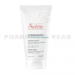 AVENE - Cleanance Masque Visage Detox - Tube 50ml
