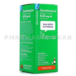 BIOGARAN - Oxomémazine Toux Sèche et Irritative Sans Sucre - Flacon 150ml