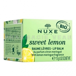 NUXE - Baume Lèvres Sweet Lemon BIO - Pot 15g