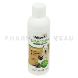 VETOSAN - Shampooing Chien/Chat Anti-parasitaire - 200ml