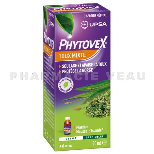 PHYTOVEX - Sirop Toux Mixte - 120ml