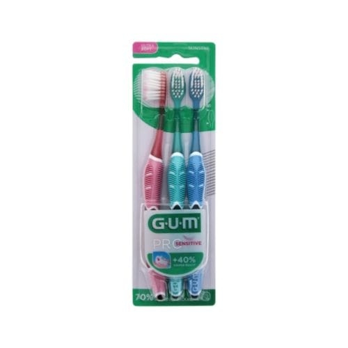 GUM Pro Sensitive - Brosse à Dents pour Dents et Gencives Sensibles - 