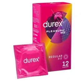 Durex - Pleasure Me Préservatif Texture Perlée Nervurée - x12