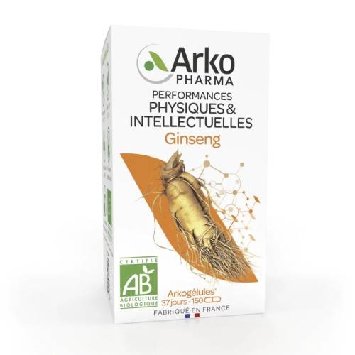 ARKOGELULES Bio - Ginseng Arkopharma - 45/150 Gélules