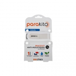Parakito  - Bracelet Rechargeable Anti-Moustiques - Adulte- 1 bracelet + 2 Recharges