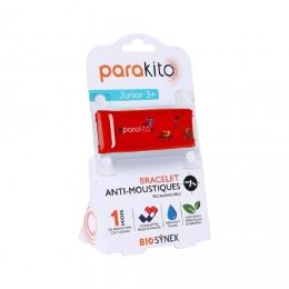 Parakito  - Bracelet Rechargeable Anti-Moustiques -Enfants 1 bracelet + 2 Recharges