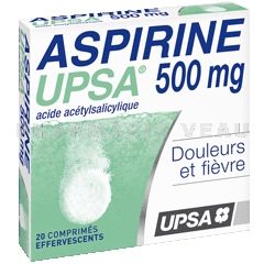 ASPIRINE 500 UPSA (20 comprimés effervescents)