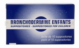 BRONCHODERMINE ENFANT 10 Suppositoires