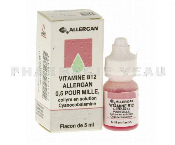 Vitamine B12 Horus Pharma Collyre (flacon 5 ml)