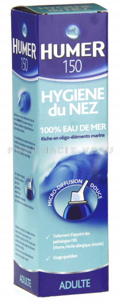 HUMER Spray Eau de Mer Isotonique Adulte (150 ml)