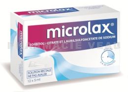 MICROLAX Boite de 12 récipients unidoses