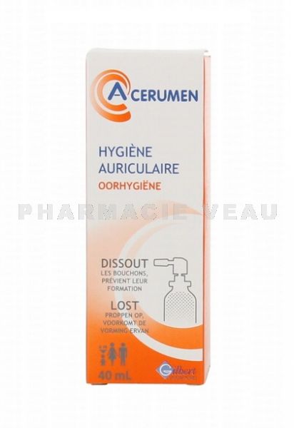 A-CERUMEN - Hygiène Auriculaire - Spray 40 ml