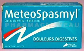 METEOSPASMYL - Douleurs Digestives - 30 Capsules Molles (Remplacé par DOLOSPASMYL)