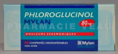 PHLOROGLUCINOL 80mg Mylan  -  20 comprimés orodispersibles