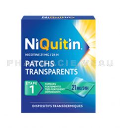 NIQUITIN PATCH 21mg/24h 7 Patchs transparents
