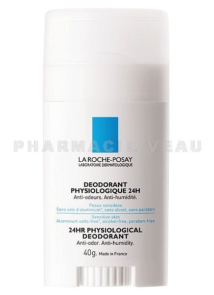 LA ROCHE POSAY - Déodorant physiologique 24h- Stick 40 grammes