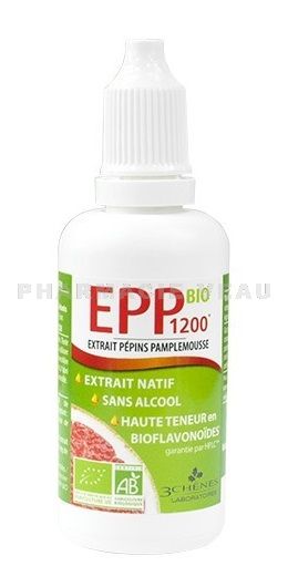3 CHÊNES - Extrait Pépins de Pamplemousse 1200 BIO EPP - 50ml