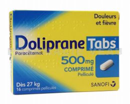 DOLIPRANE TABS 500 mg - 16 Comprimés