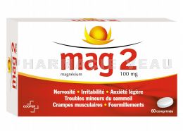 MAG2 Magnésium 100mg 60 comprimés