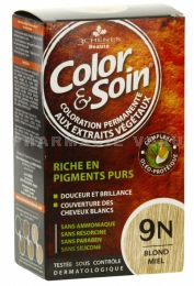 COLOR et SOIN Coloration Permanente BLOND MIEL - 9N