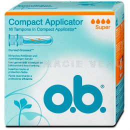 OB Compact Applicator 16 Tampons Super