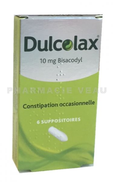 DULCOLAX suppositoires 6 suppositoires