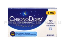 CHRONODORM Mélatonine 1 mg 30 comprimés